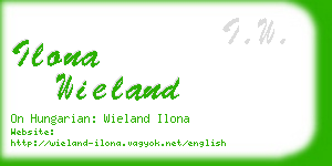 ilona wieland business card